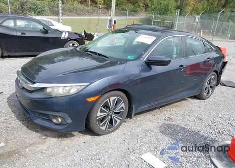 2017 Honda Civic Ex-T from USA, damaged, VIN 19XFC1F38HE009265